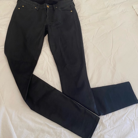 7 For All Mankind Wax Coated Skinny Jeans!! Size:27 - Picture 1 of 14